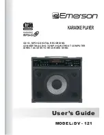 Preview for 1 page of Emerson DV - 121 User Manual