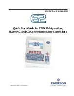 Preview for 1 page of Emerson E2 BX Series Quick Start Manual