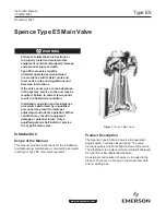 Preview for 1 page of Emerson E5 Instruction Manual