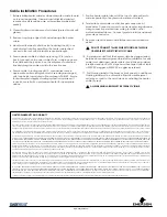 Preview for 3 page of Emerson EasyHeat SR Trace SR52J Installation & Operation