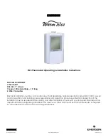 Emerson Easyheat Warm Tiles Operating & Installation Instructions Manual preview