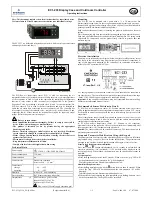 Preview for 1 page of Emerson EC1-233 Operating Instructions