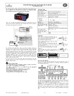 Preview for 1 page of Emerson EC2-391 Operating Instructions