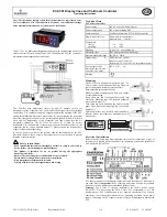 Предварительный просмотр 1 страницы Emerson EC2-391 Operating Instructions