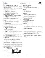 Preview for 2 page of Emerson EC2-742 Operating Instructions