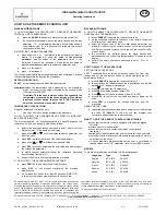 Preview for 2 page of Emerson EC2 Operating Instructions