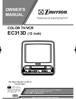 Preview for 1 page of Emerson EC313D Owner'S Manual