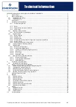 Preview for 2 page of Emerson ECB-D20 Technical Information