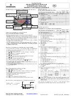 Preview for 2 page of Emerson ECD-002 Operating Instructions Manual