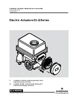 Preview for 1 page of Emerson El-O-Matic ELQ Series Installation, Operation & Maintenance Manual