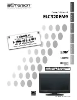 Preview for 1 page of Emerson ELC320EM9 Owner'S Manual