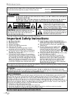 Preview for 2 page of Emerson ELC320EM9 Owner'S Manual