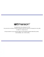 Preview for 39 page of Emerson EMP513-4 User Manual