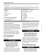 Preview for 2 page of Emerson Enardo DFA 7236 Instruction Manual