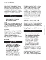 Preview for 4 page of Emerson Enardo DFA 7236 Instruction Manual