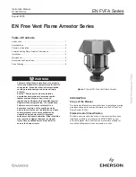 Emerson Enardo EN FVFA Series Instruction Manual предпросмотр
