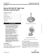 Предварительный просмотр 1 страницы Emerson Enardo ES-665-HF Instruction Manual