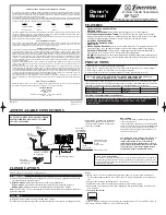 Предварительный просмотр 1 страницы Emerson EPT427 Owner'S Manual