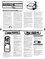 Предварительный просмотр 2 страницы Emerson EPT427 Owner'S Manual