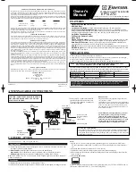 Emerson EPT427D Owner'S Manual preview