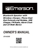 Preview for 1 page of Emerson ER-X300 Owner'S Manual