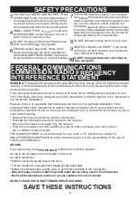 Preview for 5 page of Emerson ER105001 Owner'S Manual