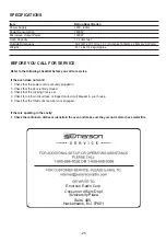 Preview for 26 page of Emerson ER105001 Owner'S Manual