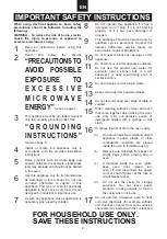 Preview for 3 page of Emerson ER105005 Owner'S Manual