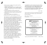 Предварительный просмотр 14 страницы Emerson ER107001 Owner'S Manual