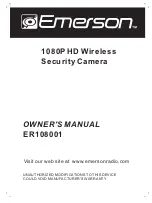 Предварительный просмотр 1 страницы Emerson ER108001 Owner'S Manual