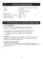 Preview for 5 page of Emerson ER110102 Owner'S Manual