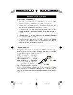 Предварительный просмотр 5 страницы Emerson ES11 Owner'S Manual