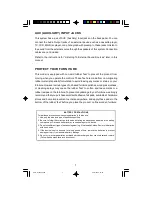 Предварительный просмотр 8 страницы Emerson ES11 Owner'S Manual