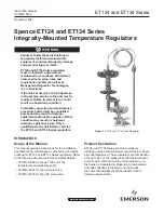 Preview for 1 page of Emerson ET124 Series Instruction Manual