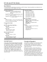 Preview for 2 page of Emerson ET124 Series Instruction Manual