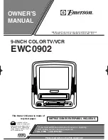 Preview for 1 page of Emerson EWC0902 Owner'S Manual
