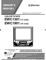 Emerson EWC1301 Owner'S Manual preview