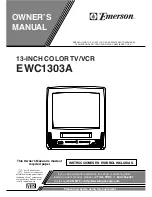 Emerson EWC1303A Owner'S Manual preview