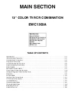 Preview for 3 page of Emerson EWC1303A Service Manual