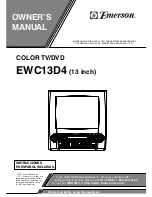 Preview for 1 page of Emerson EWC13D4 Owner'S Manual