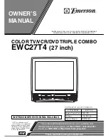 Emerson EWC27T4 Owner'S Manual preview