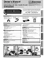 Preview for 1 page of Emerson EWD2004 Owner'S Manual