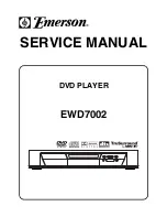 Emerson EWD7002 Service Manual preview