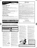 Preview for 5 page of Emerson EWF2006 Owner'S Manual