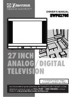 Emerson EWFG2705 Owner'S Manual preview