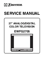 Preview for 1 page of Emerson EWFG2705 Service Manual