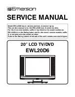 Emerson EWL20D6 Service Manual preview