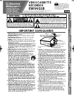 Emerson EWV401B Owner'S Manual preview