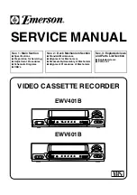 Preview for 1 page of Emerson EWV401B Service Manual