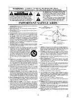 Preview for 2 page of Emerson EWV601 Owner'S Manual